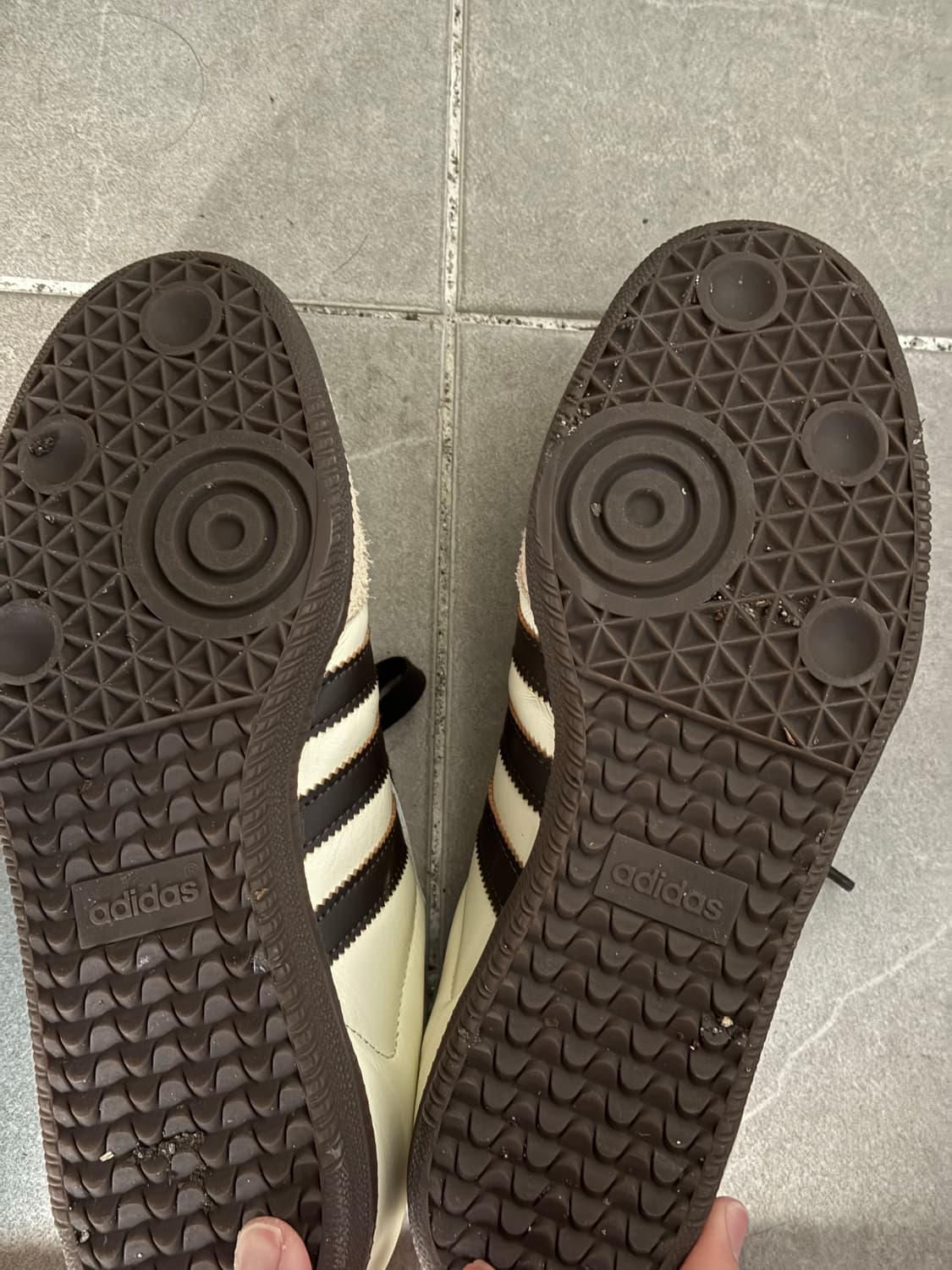 아디다스 삼바 OG 크림 화이트 다크 브라운 280 상품이미지8