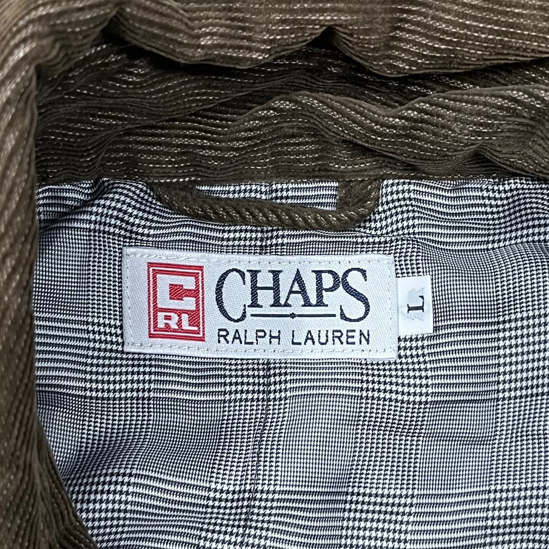 [정품/L] CHAPS 챕스 브라운 코듀로이 자켓 b14 상품이미지5