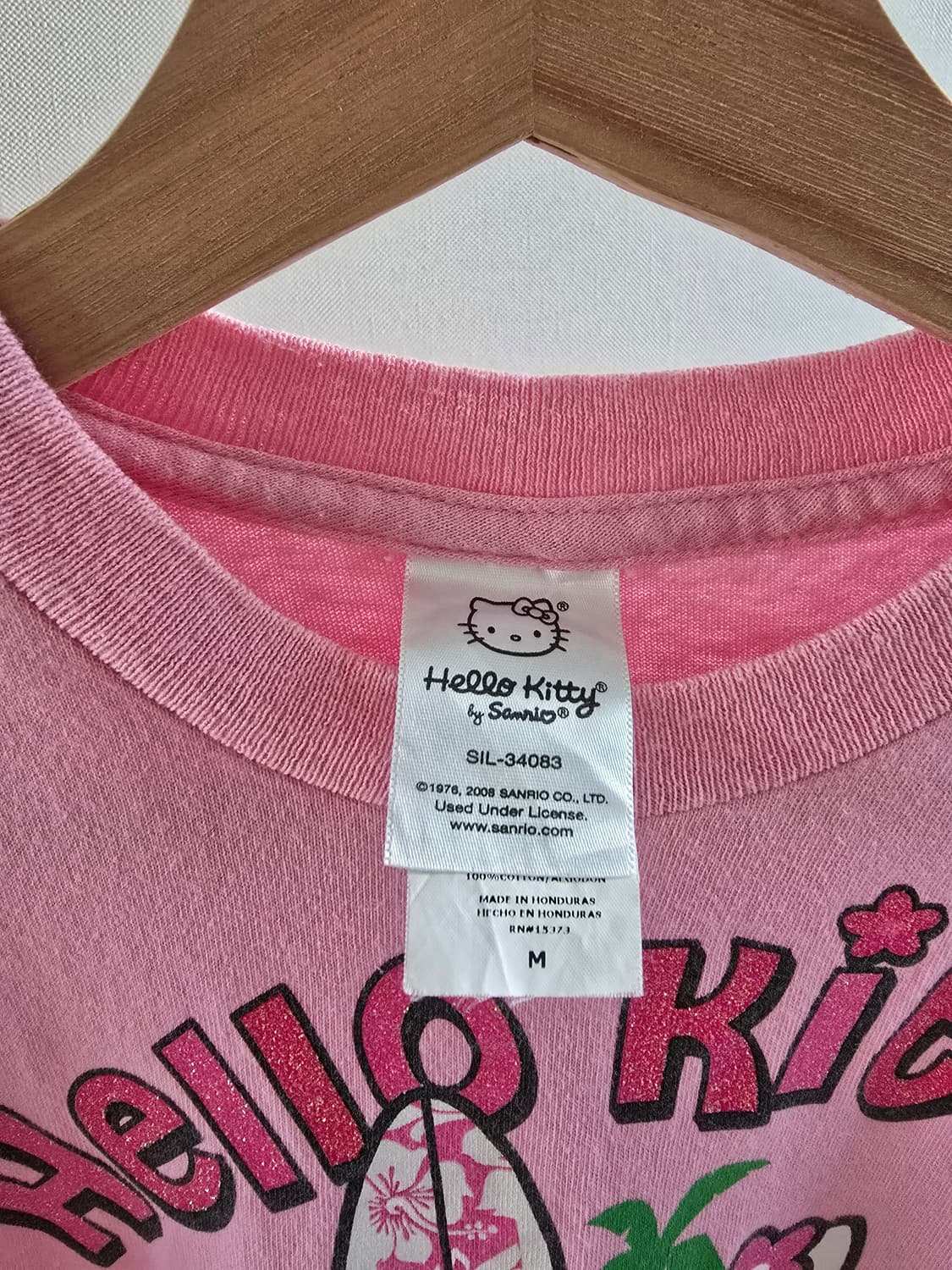 Hello Kitty 하와이 티셔츠 (M) 상품이미지3