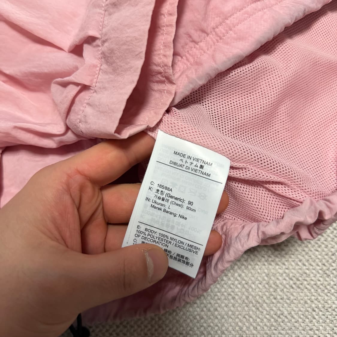 나이키 에어 숏 바람막이 자켓 상품이미지3