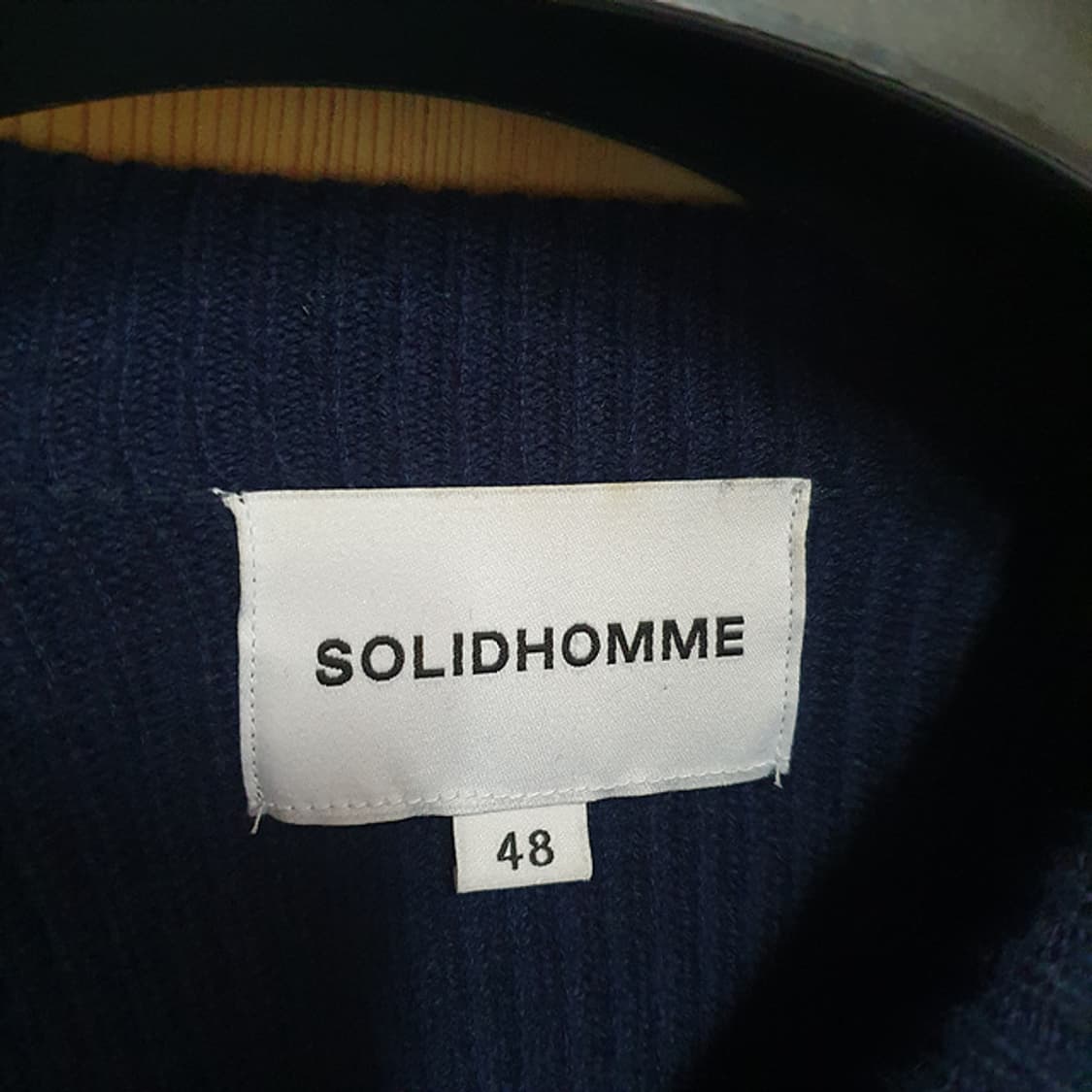 솔리드옴므 캐시미어 혼방 니트 100 상품이미지3