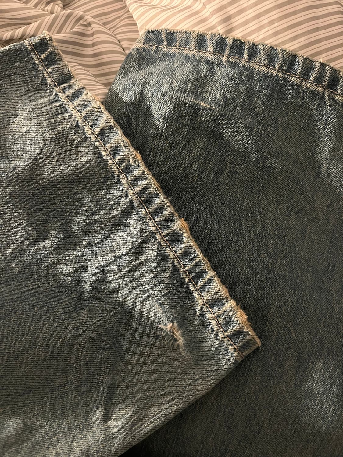 자라 trf 미드라이즈 데님 팬츠 상품이미지5