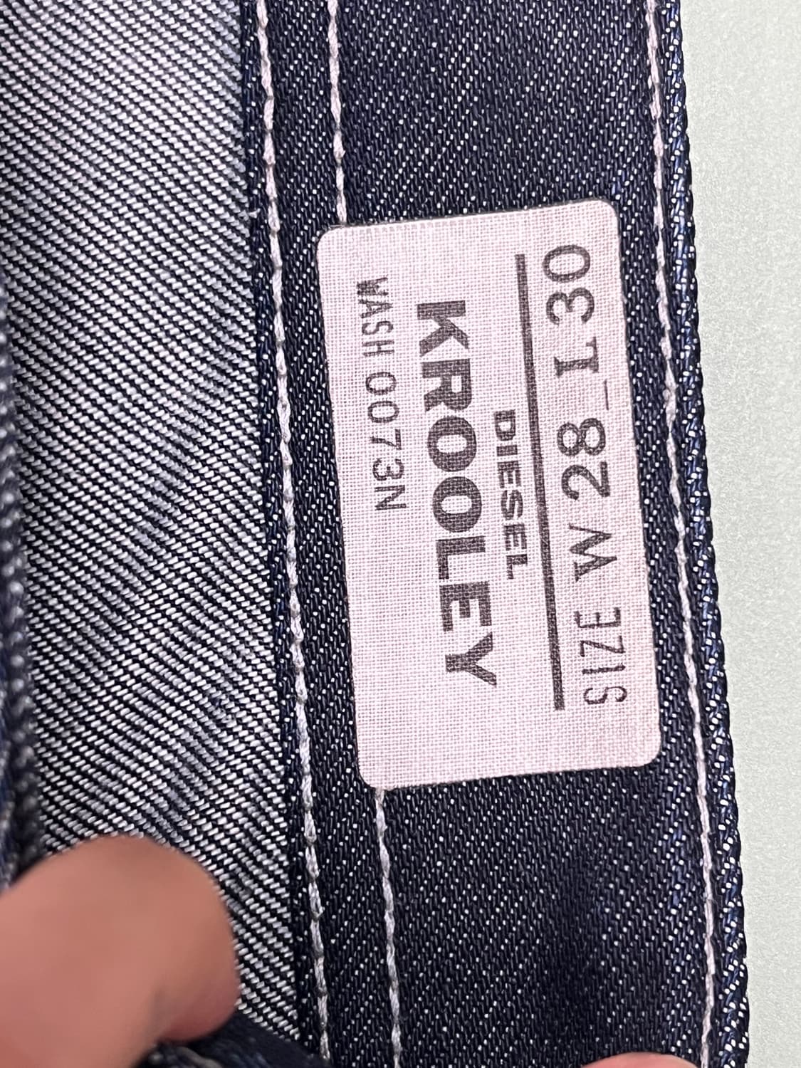 디젤 KROOLEY 생지 데님 팬츠 상품이미지4