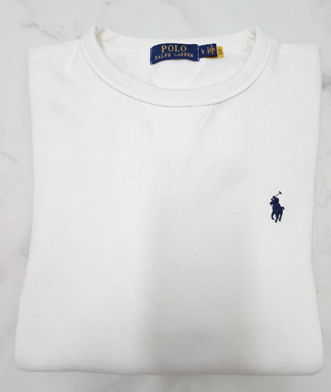 폴로 흰색 남성 맨투맨 100 상품이미지4