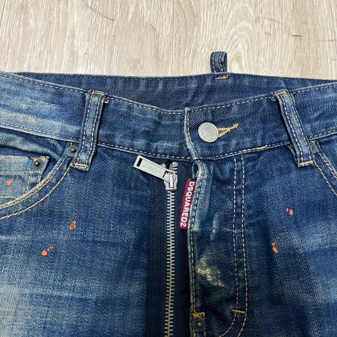 디스퀘어드2 데미지 워싱 데님 청바지 44  상품이미지4