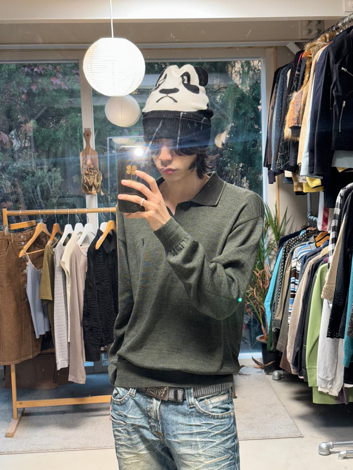 쿠니오 컬렉션 판다 비니 상품이미지2