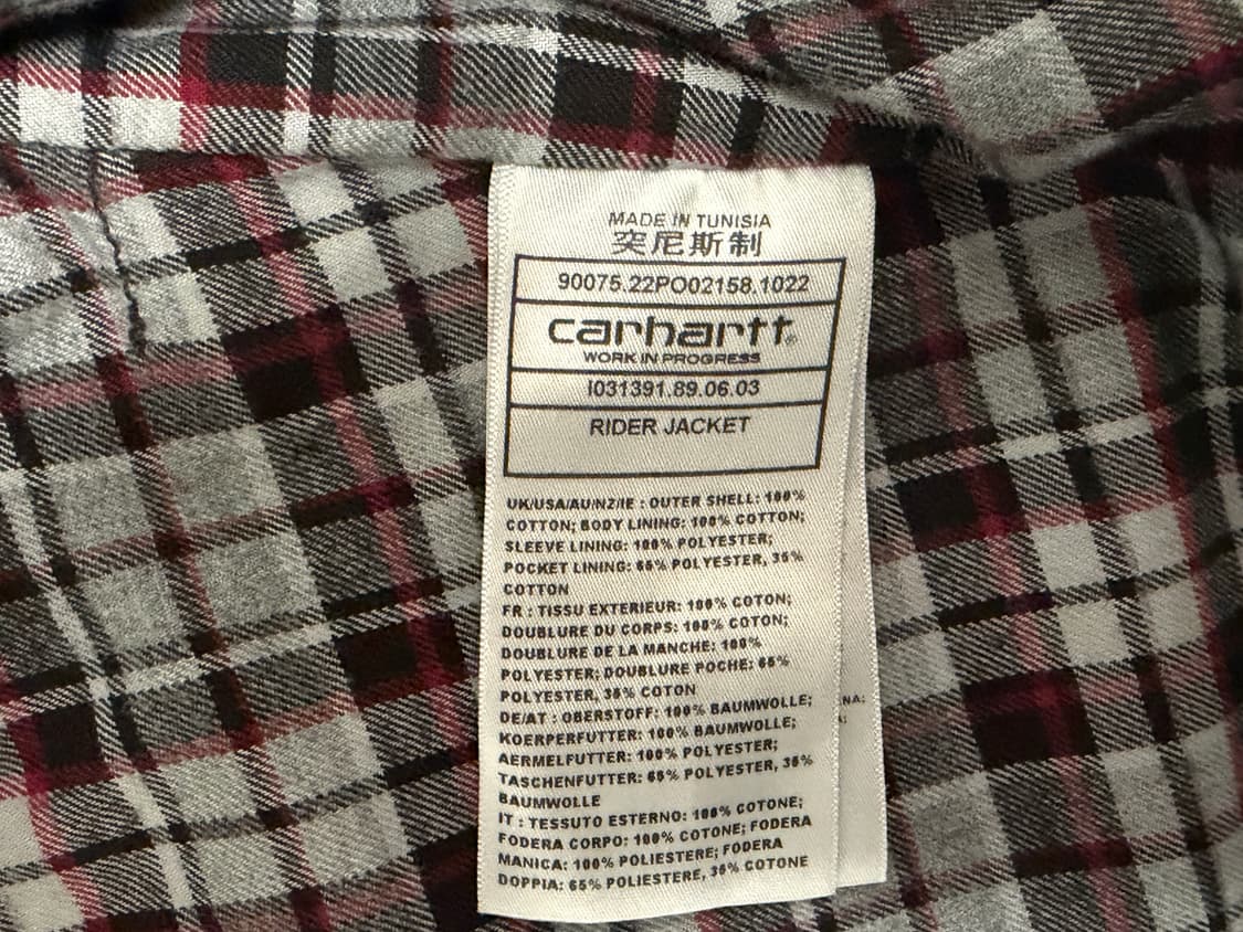 칼하트 라이더데님자켓 M  상품이미지7