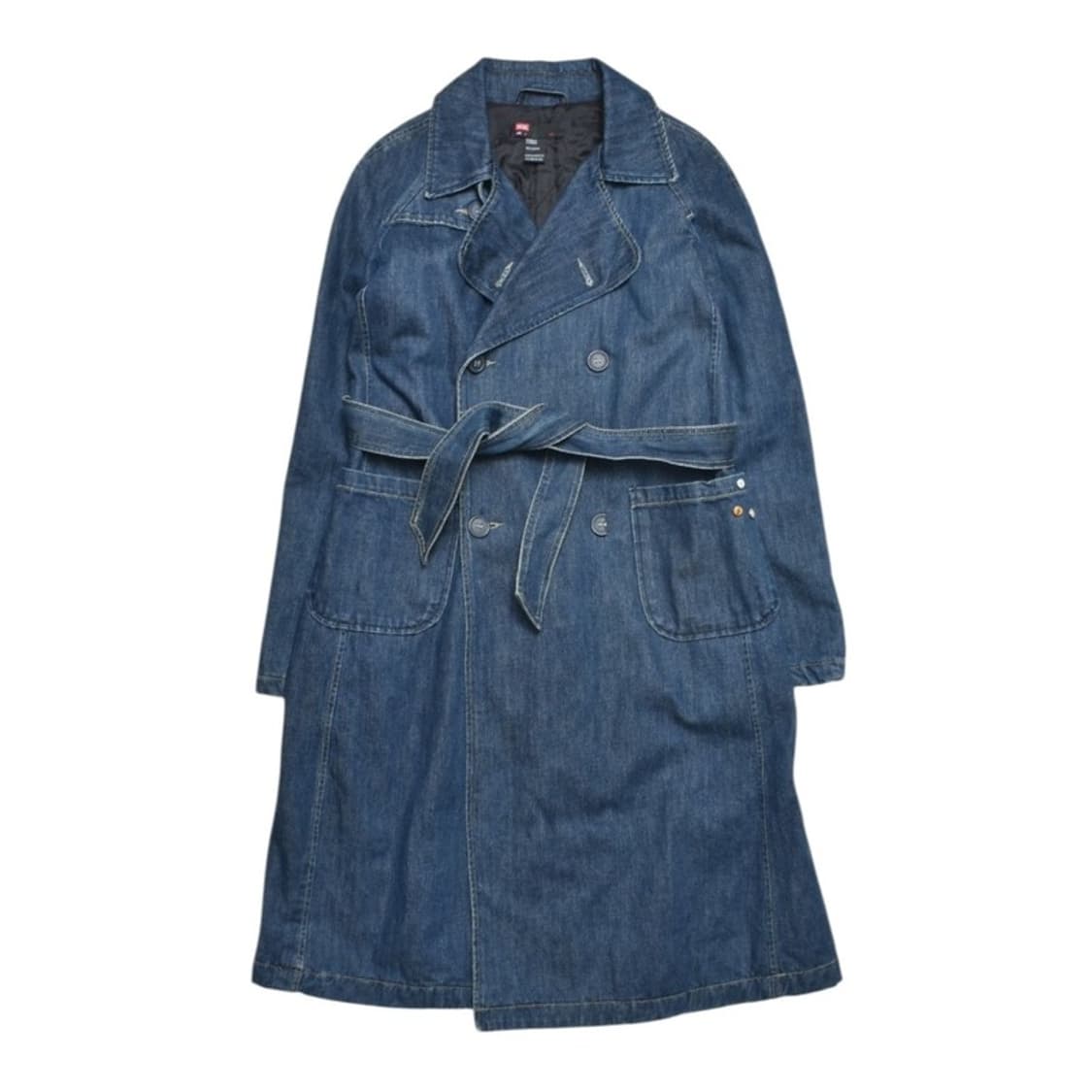 00 디젤 델리리어스 데님 트렌치 코트 L N1169 상품이미지2