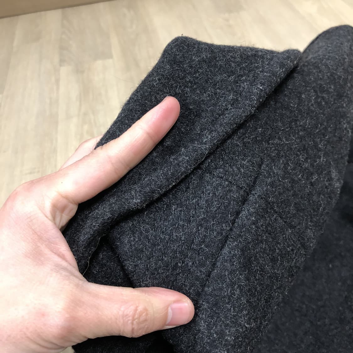 (L) 제이크루 울 100% 앵커 버튼 3M 신슐레이트 피코트 차콜 상품이미지9