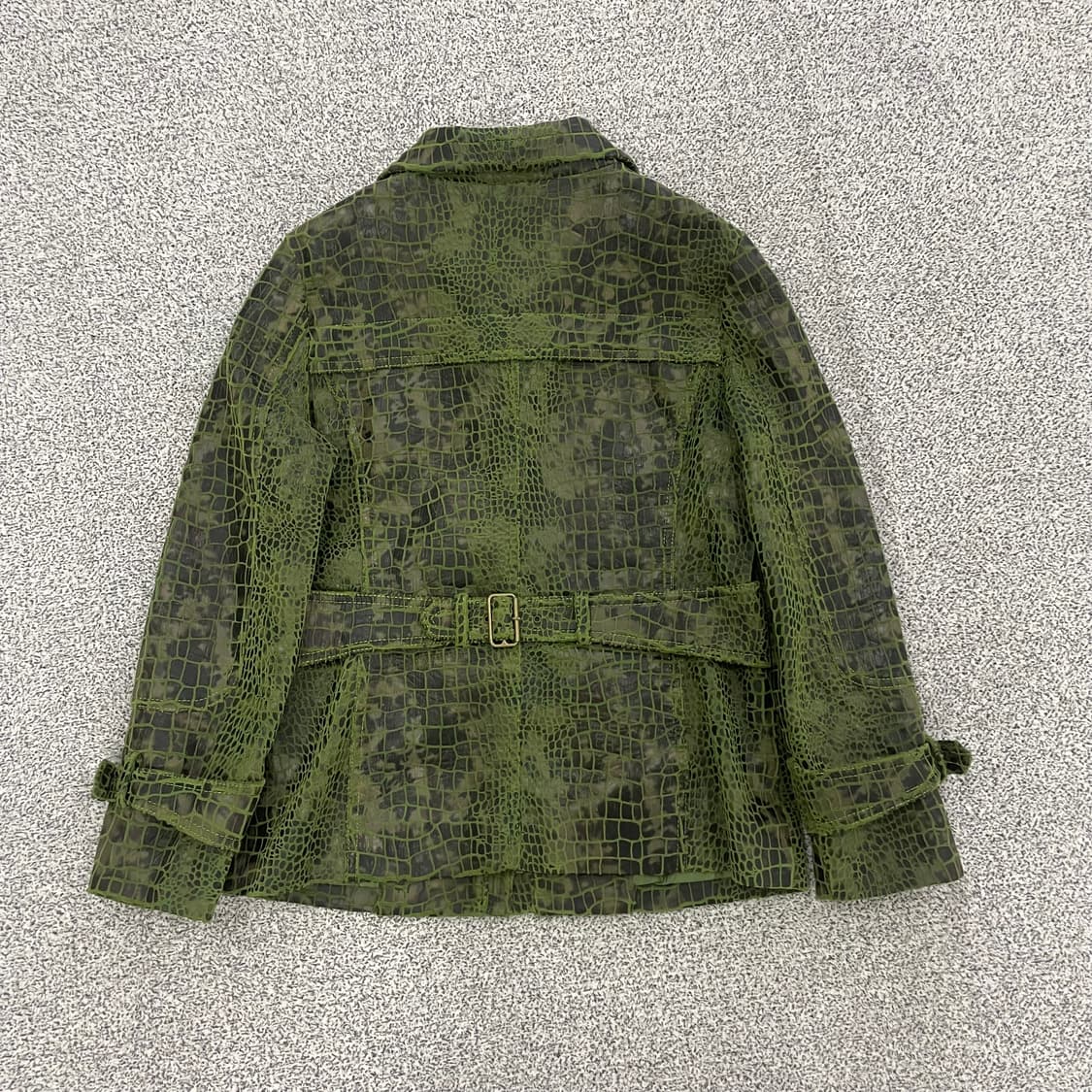 ACE 이탈리 악어 무늬 여성 가죽자켓 상품이미지4