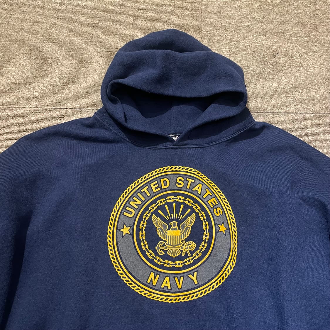 (2XL) USA Soffe NAVY 밀리터리 미해군 후드티  상품이미지3