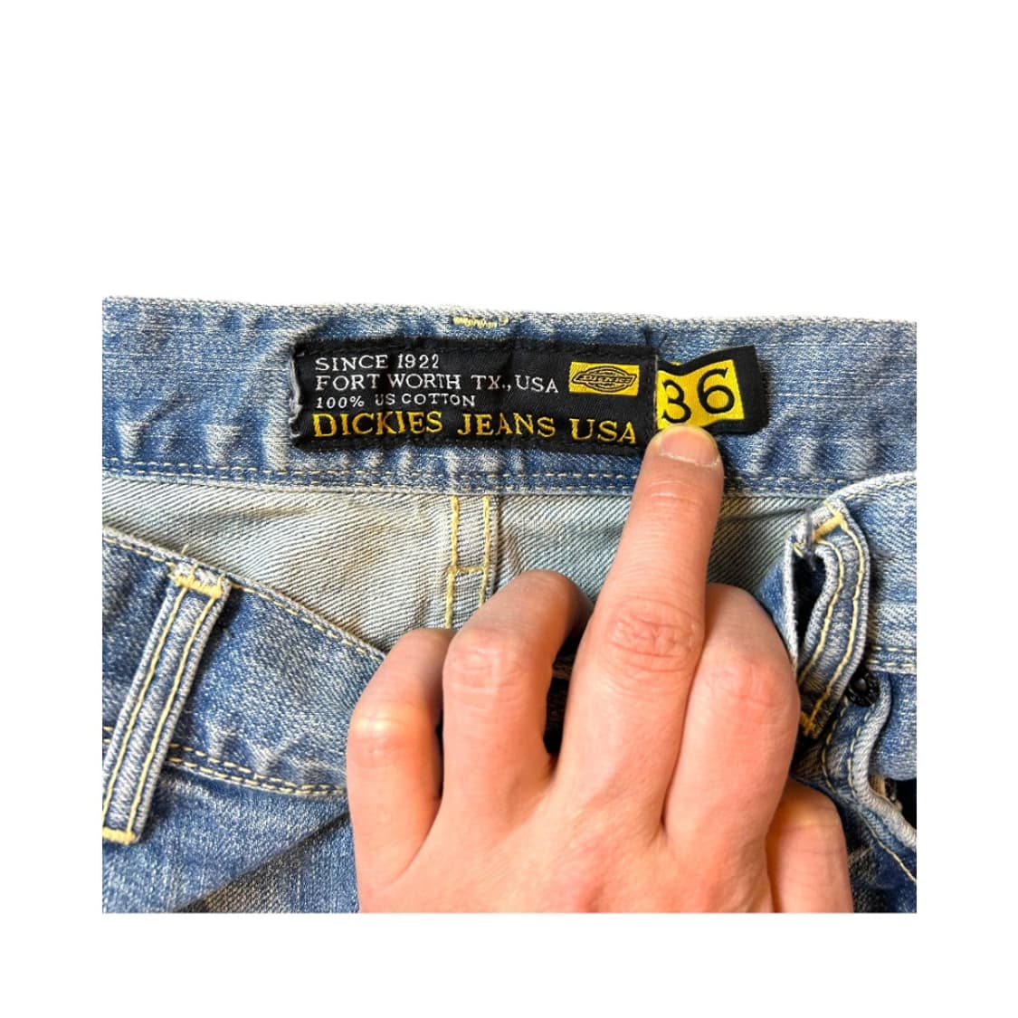 2XL) 디키즈 오리지널 워싱 데님 팬츠 BD-028 상품이미지3