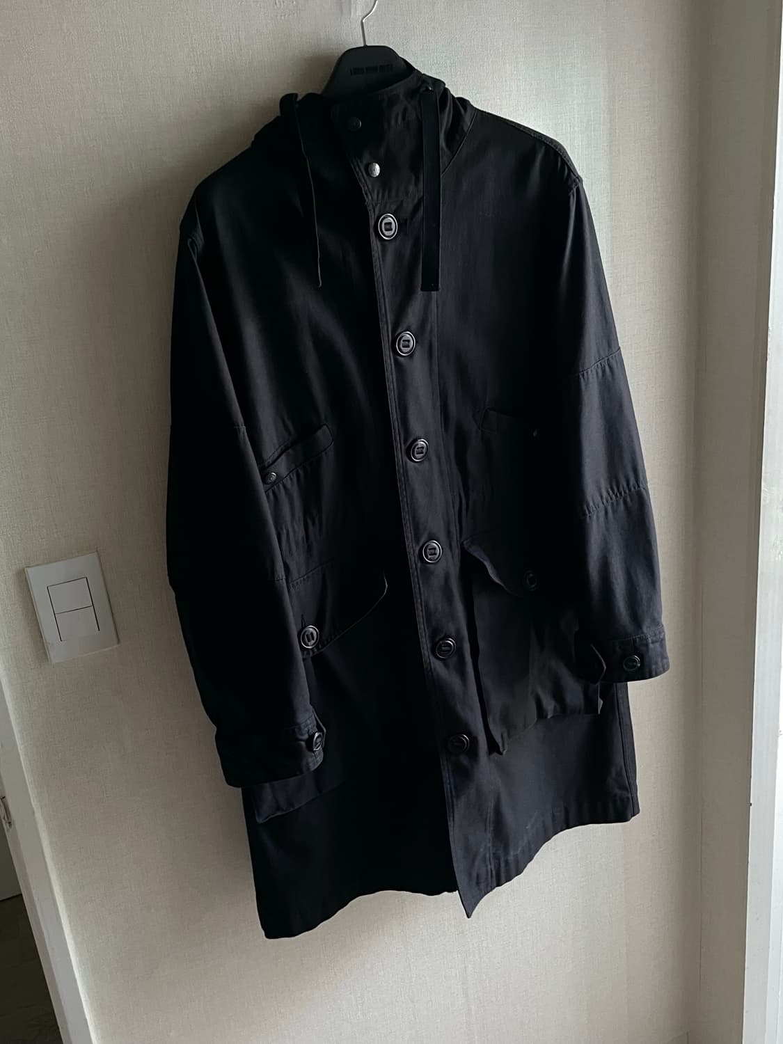 이스트로그 ECW PARKA 블랙 헤비 백사틴 S(100) 상품이미지2