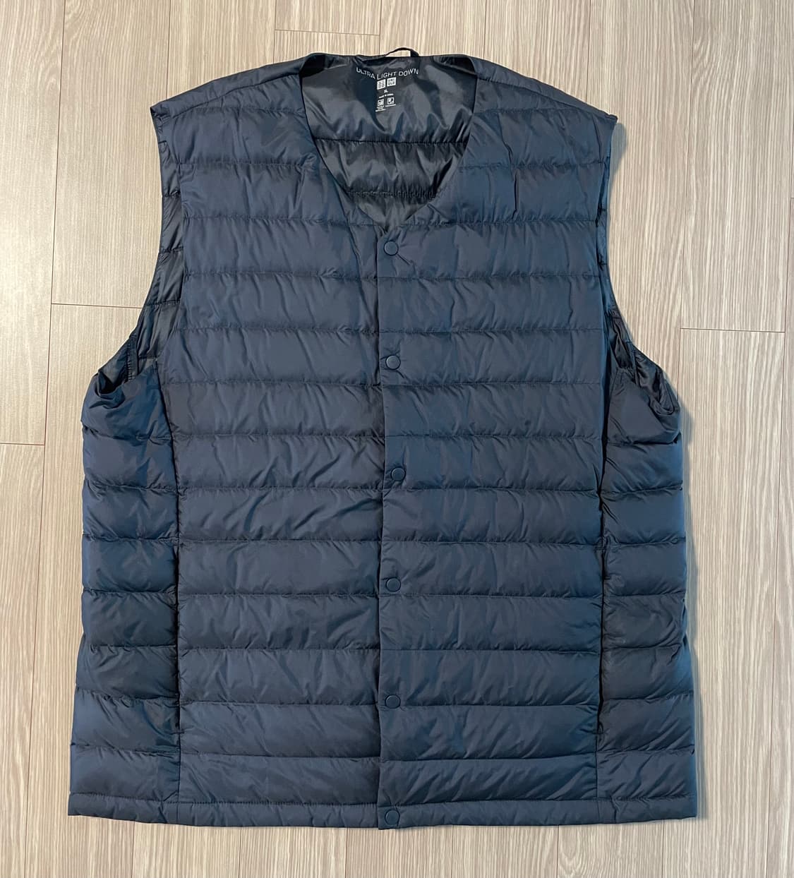 유니클로 경량 덕다운 베스트(XL)_미사용 신품 상품이미지1