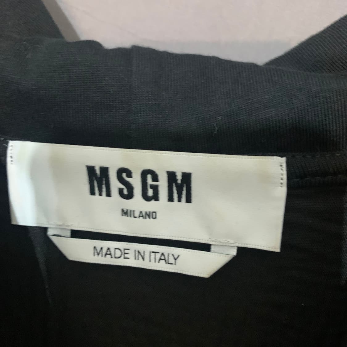 M MSGM 로고 테슬 수술 후드 반팔 원피스 상품이미지6