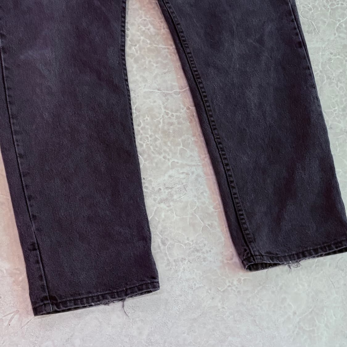 [38/30] USA 리바이스 505 오렌지탭 orange 흑청 블랙 상품이미지3