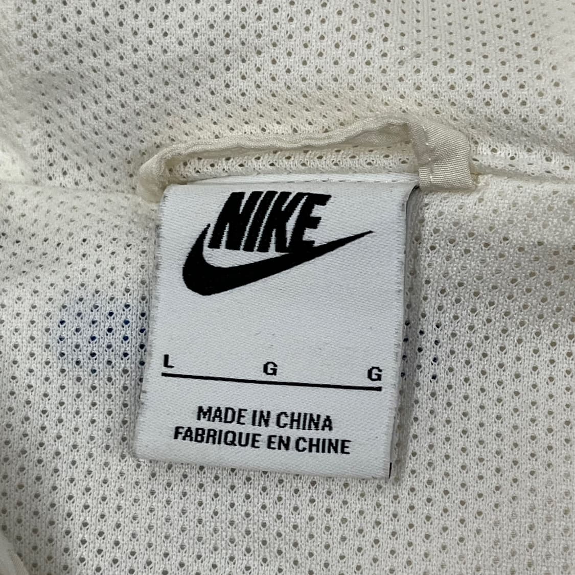 [정품/L] 나이키 빅 스우시 화이트 바람막이 후드집업 b19 상품이미지5
