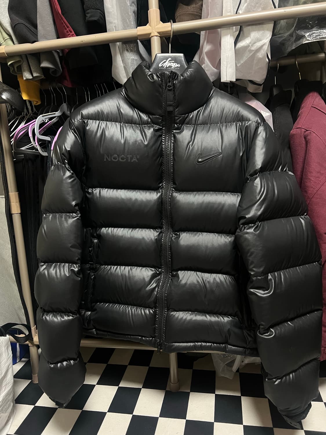 [아시아 L] 나이키 녹타 패딩 블랙 상품이미지2