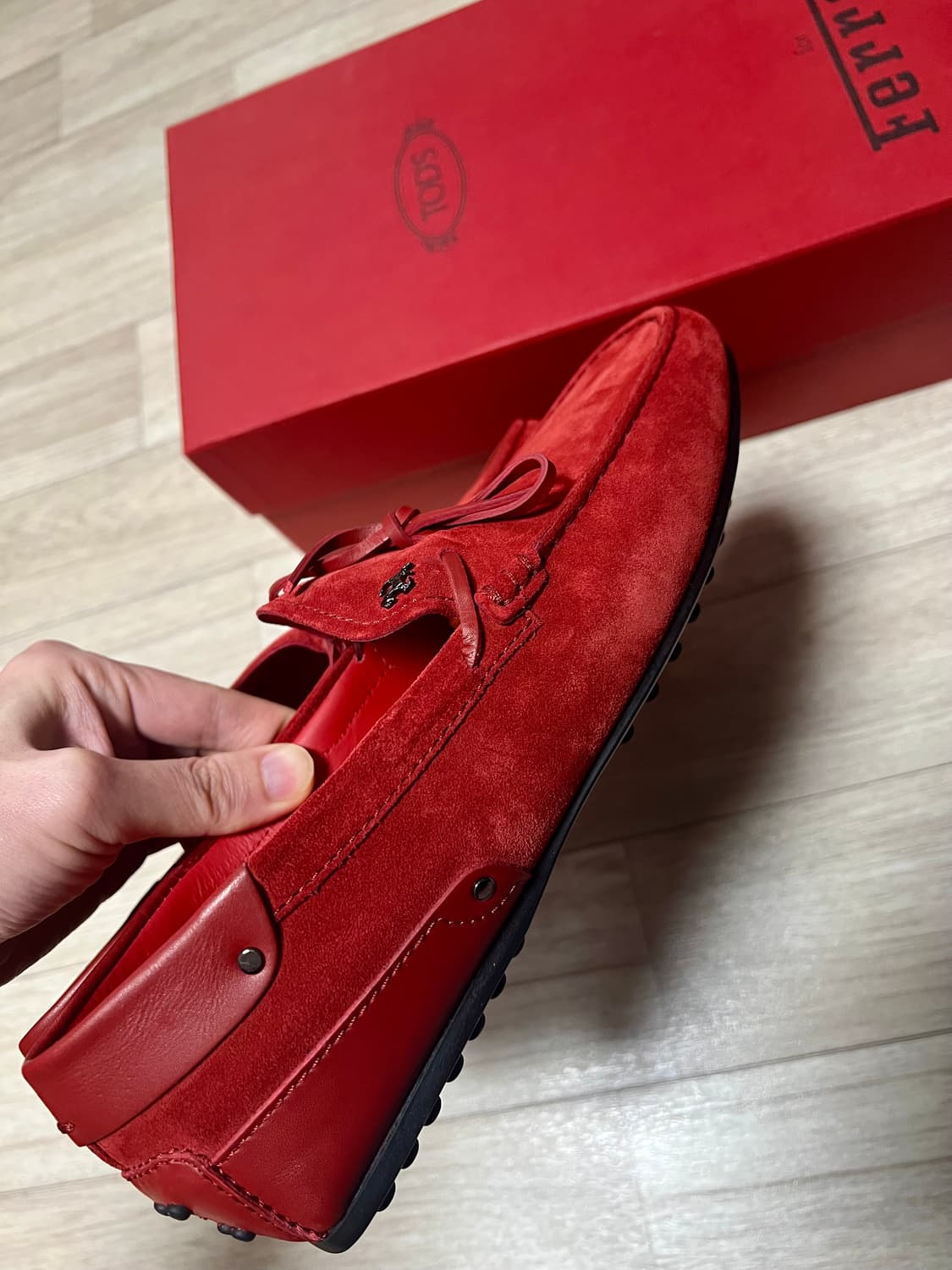 토즈 포 페라리 고미노 시티 로퍼 UK 7.5 상품이미지1