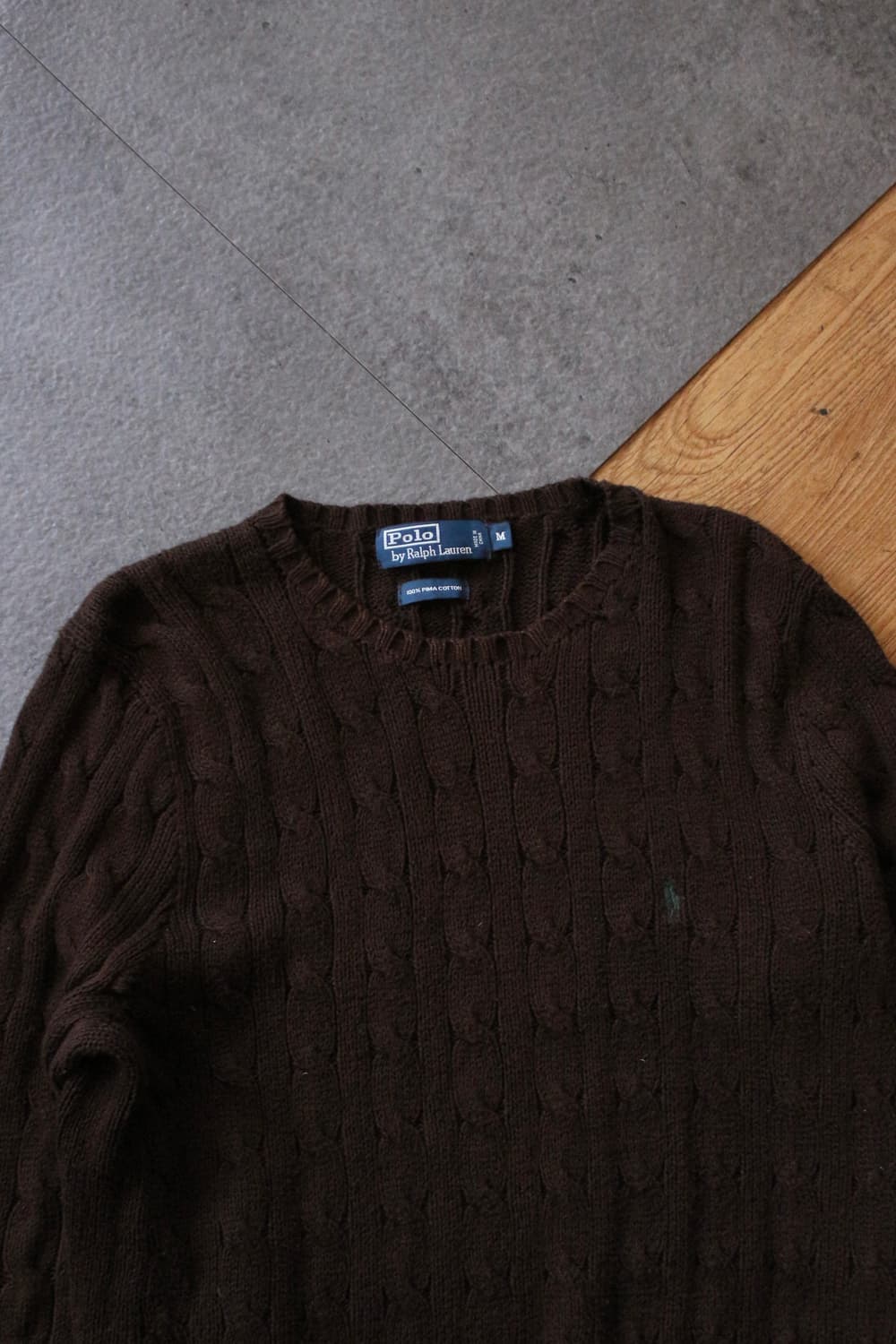 폴로 케이블 니트 상품이미지2