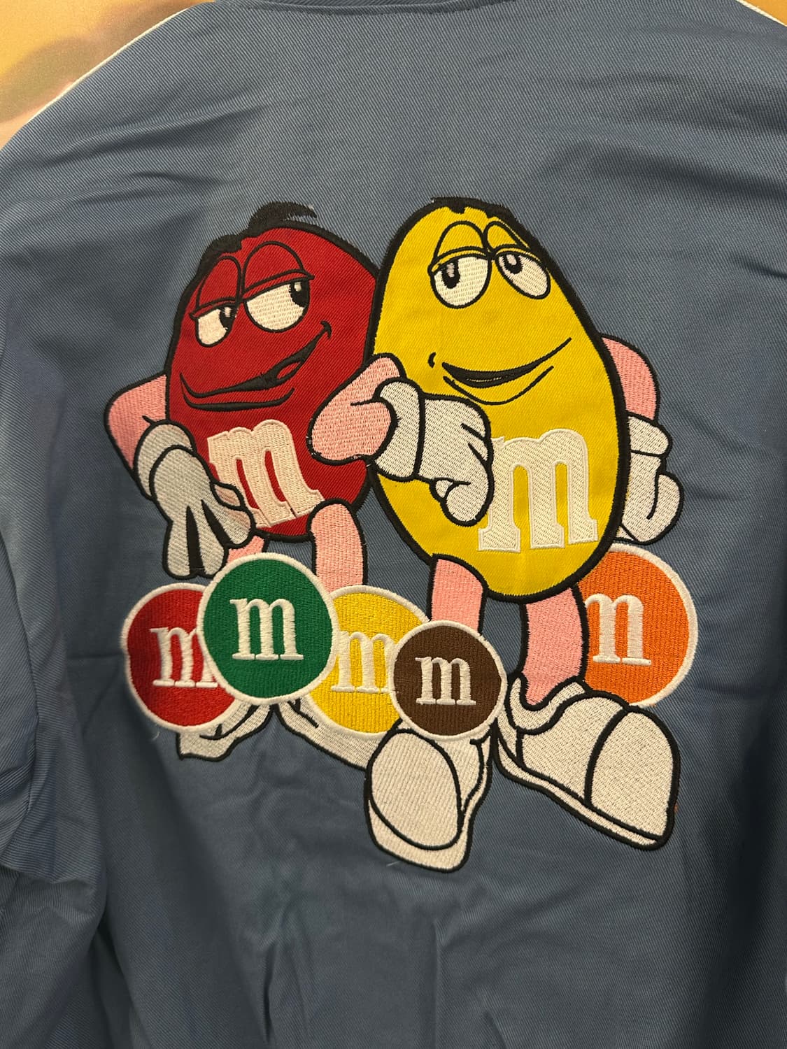VINTAGE m&m 애쉬블루 레이싱자켓 상품이미지6