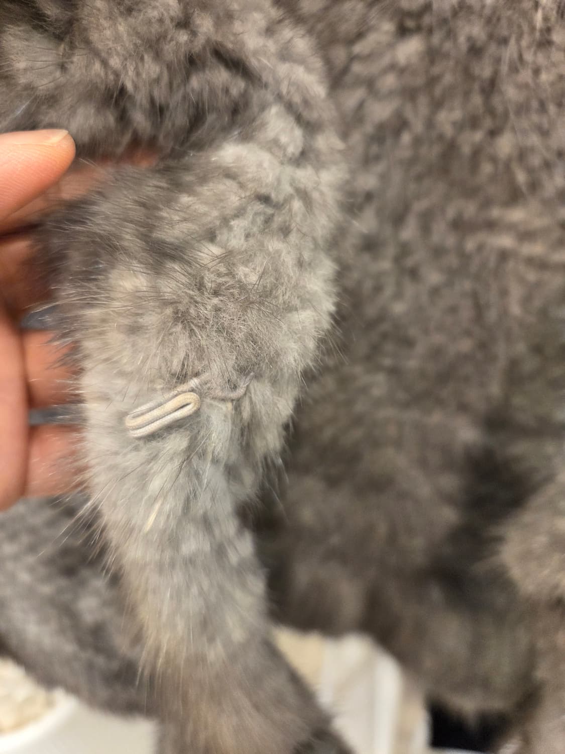 니팅 밍크 숄 상품이미지3