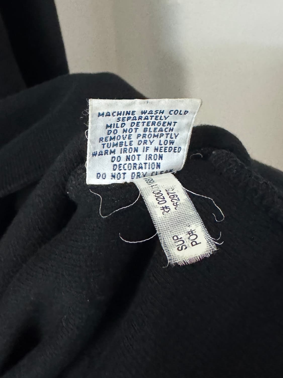 폴로 블랙 핑크포니 반집업 니트 상품이미지5