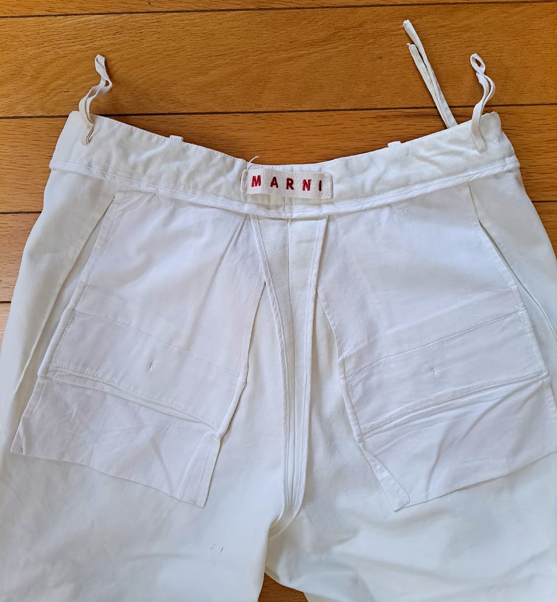 마르니 아이보리 여성 배기팬츠 S 상품이미지4