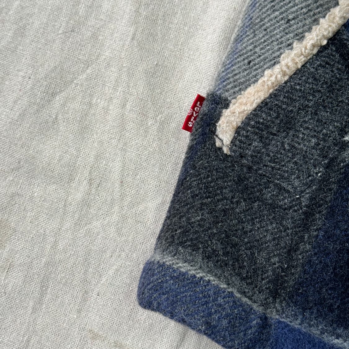 리바이스 빈티지 웨스턴 체크 울 자켓 M 상품이미지4