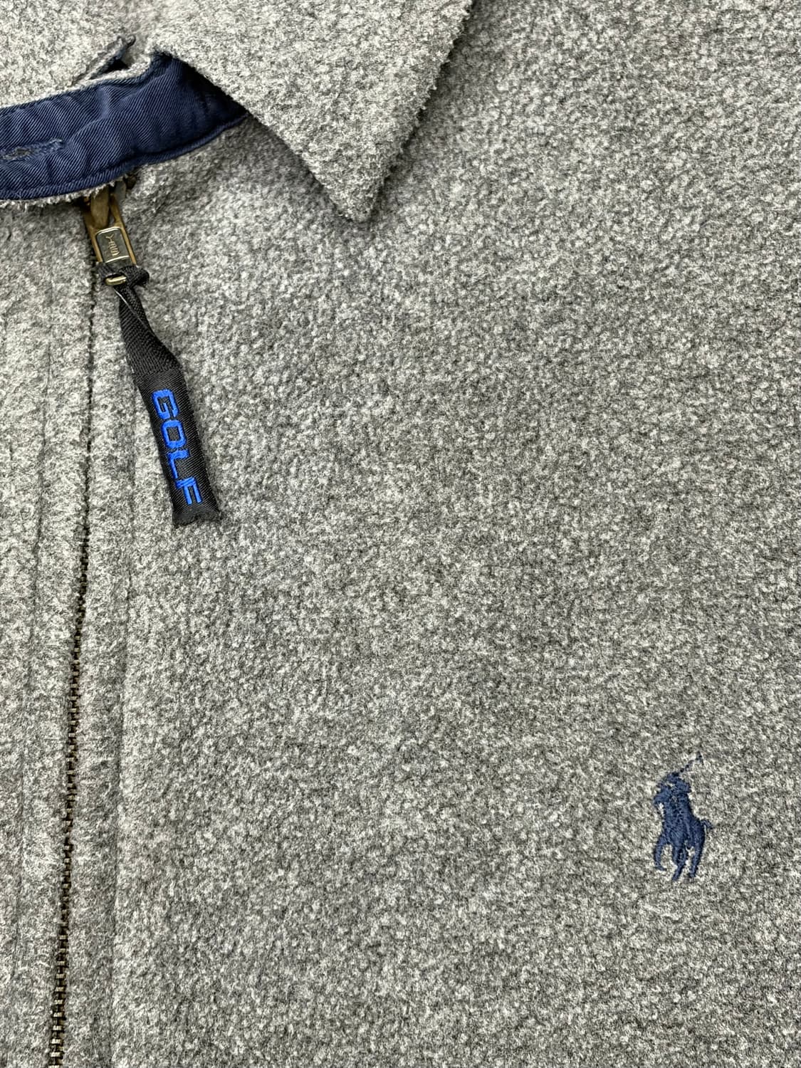 폴로 랄프로렌 골프 플리스 집업 자켓 회색 상품이미지5