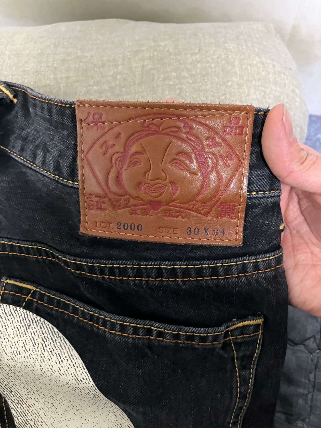 에비수 빅 다이콕 데님 팬츠 상품이미지2