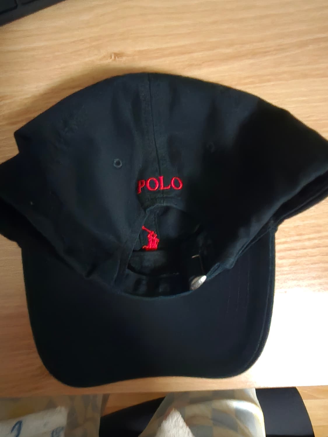 폴로 코튼 치노 볼 캡 블랙 상품이미지2