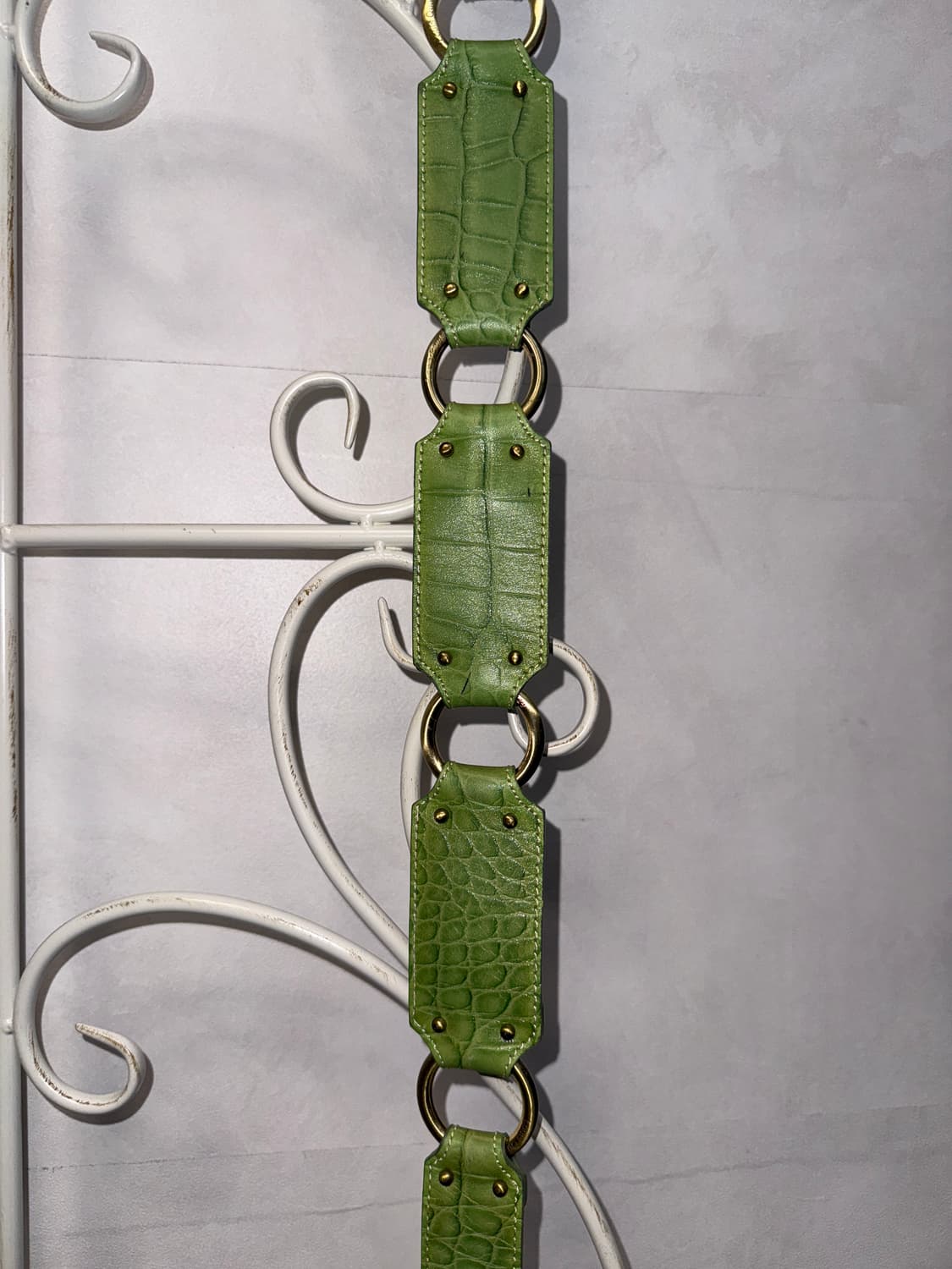 Louis Quatorze green python ring belt 상품이미지8
