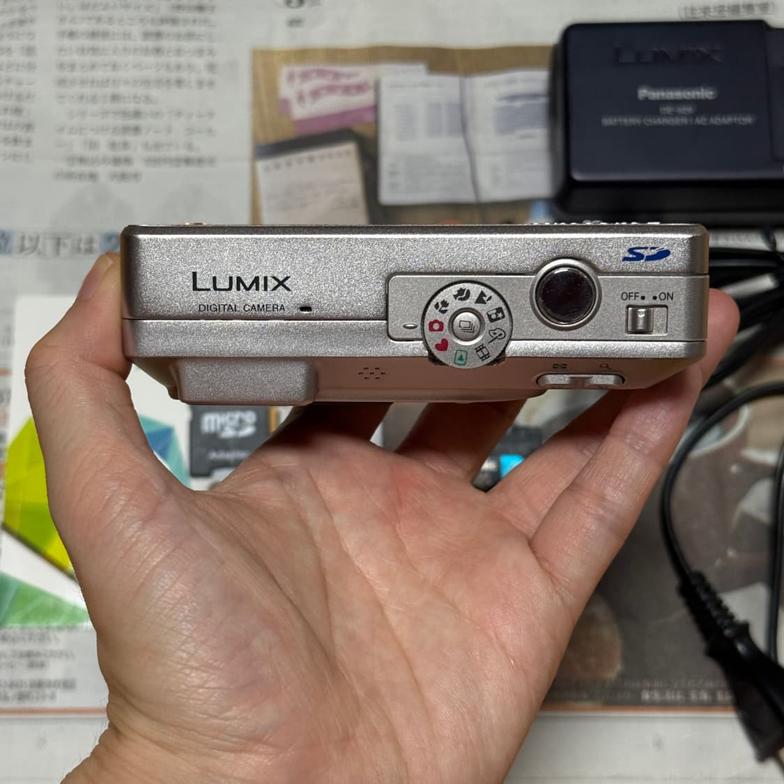 풀구성 파나소닉 LUMIX DMC-F1 파나소닉루믹스 실버디카 빈티지디카 상품이미지3