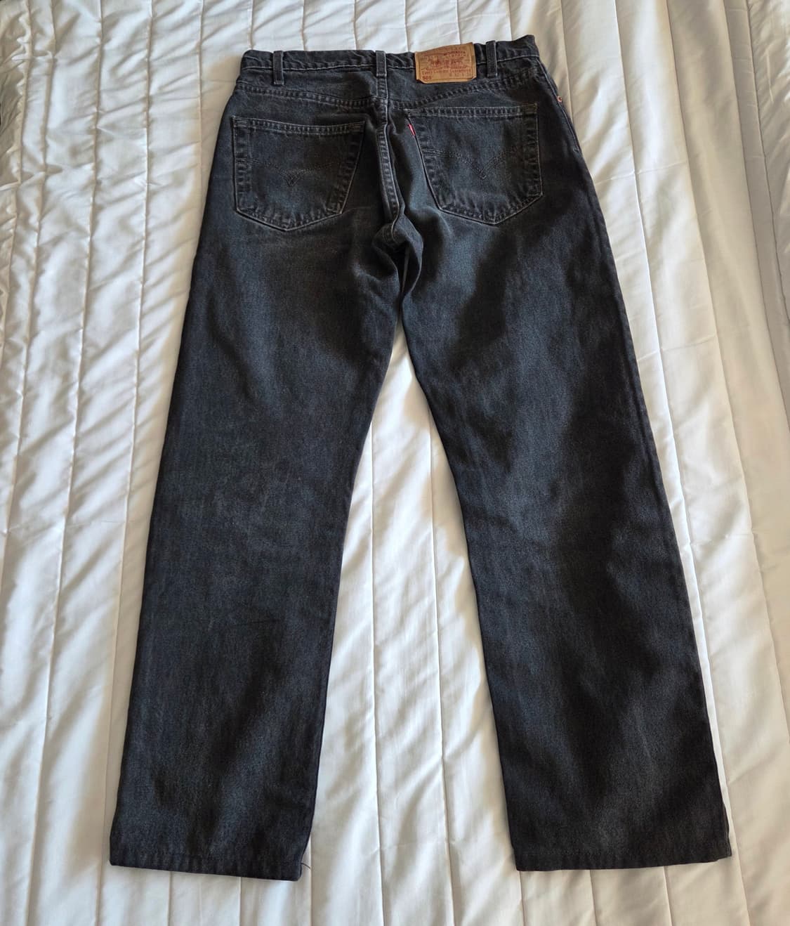 [32]리바이스 00s 505 흑청 데님팬츠 made in Canada 상품이미지6