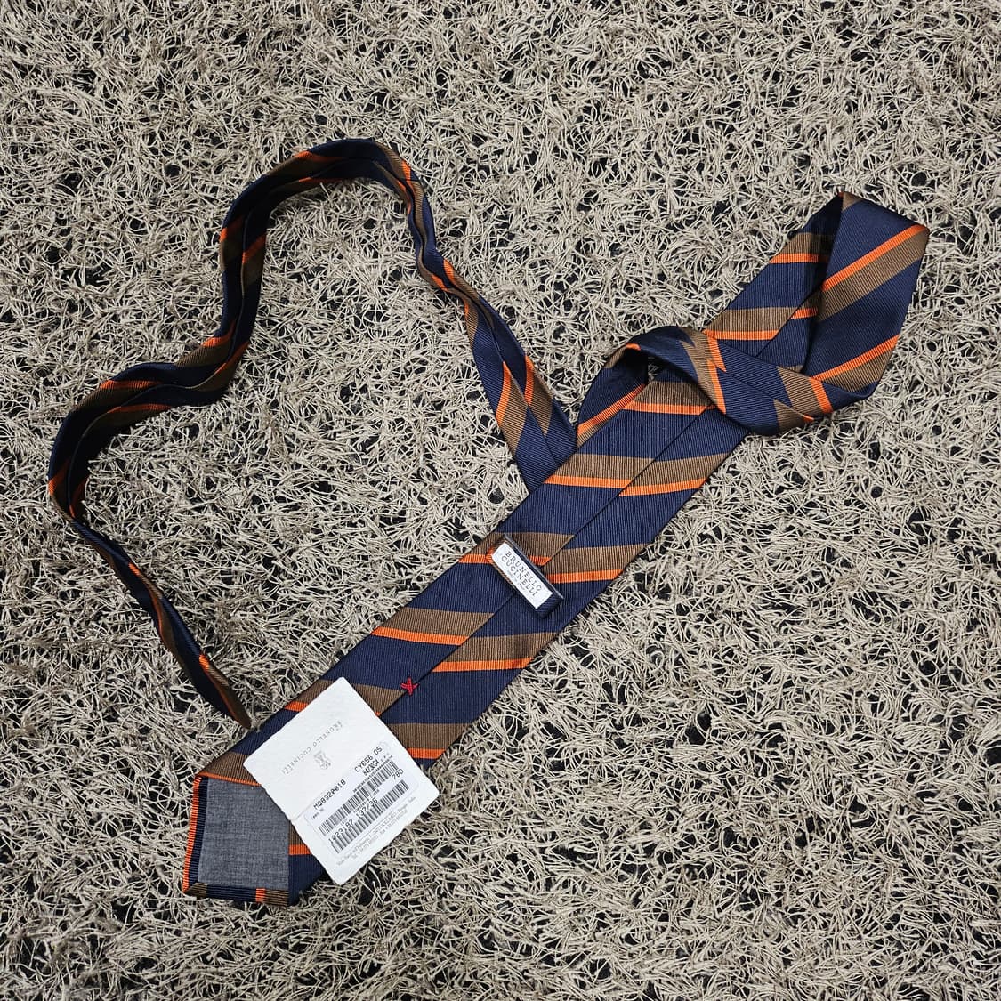 브루넬로 쿠치넬리 스트라이프 신상 타이 상품이미지3