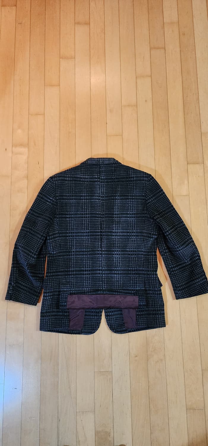 그레이/블랙 모직 자켓 M 상품이미지5