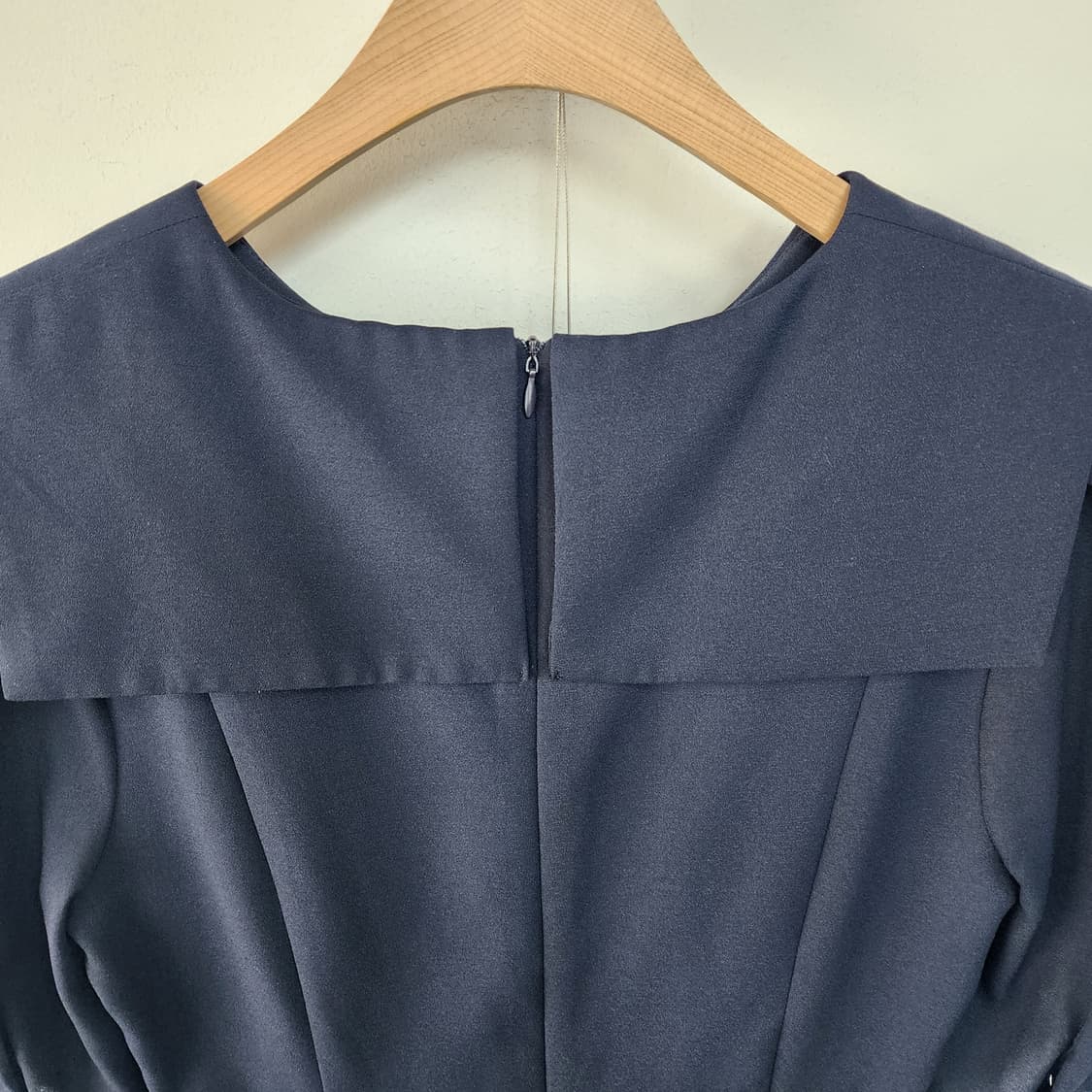 플라스틱 아일랜드 네이비 세일러 칼라 반팔 원피스 상품이미지4