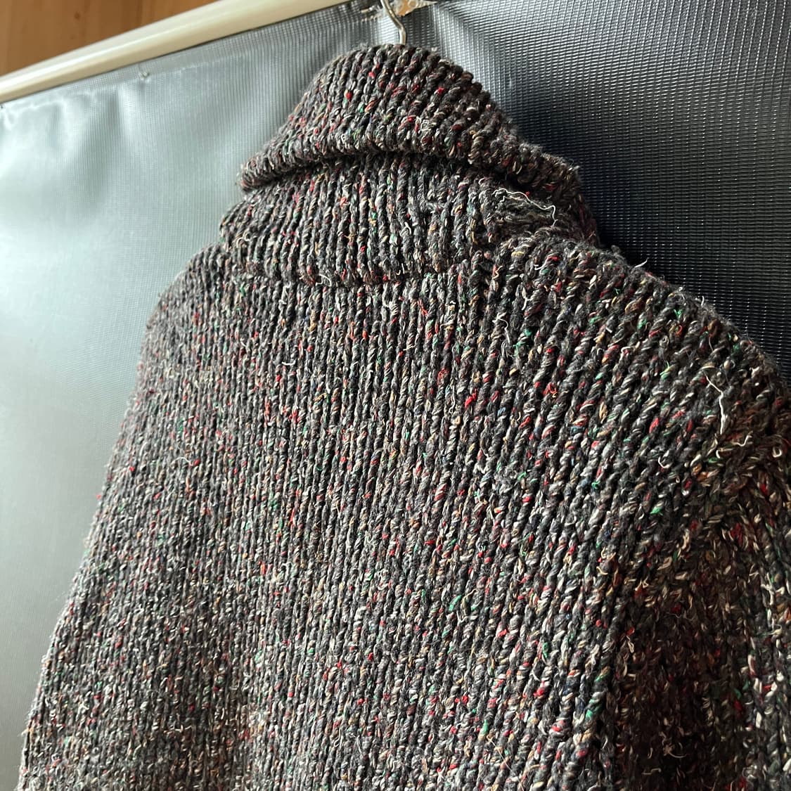 폴로 데님앤서플라이 울 멀베리 실크 숄카라 헤비 가디건 상품이미지7