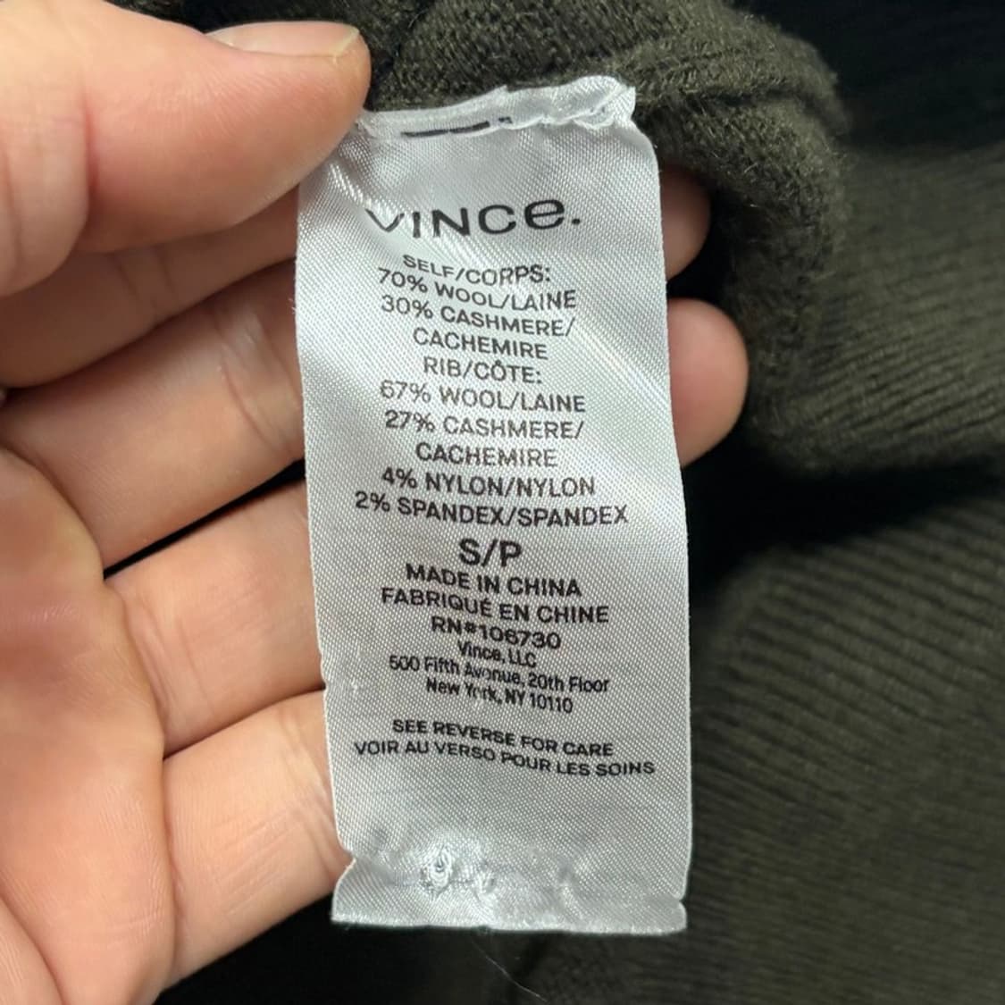 빈스 베이직 울캐시미어 니트 v1864 상품이미지6