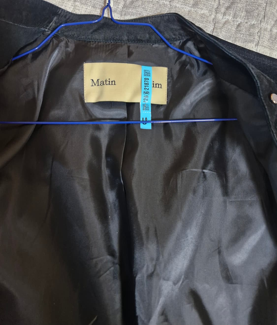 마뗑킴 스웨이드 레이싱 자켓 상품이미지2