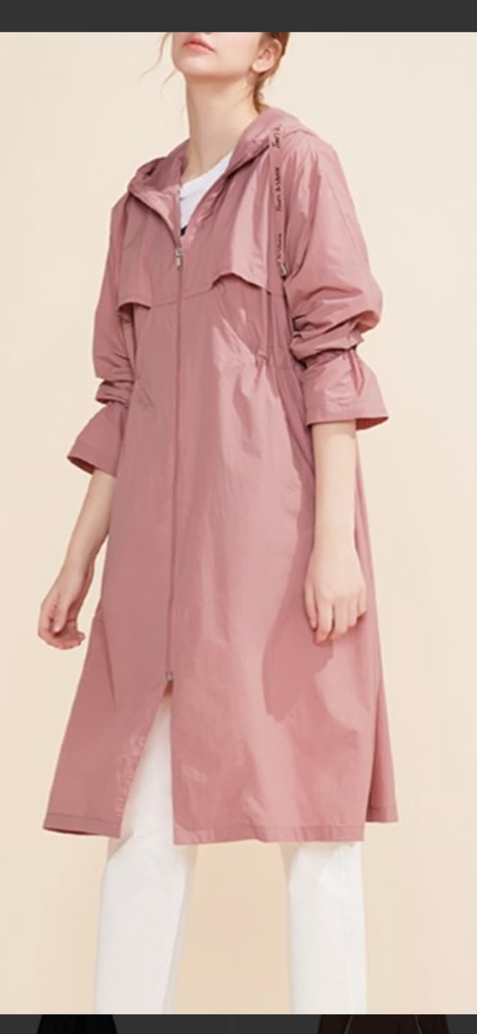 비지트인뉴욕 후드 바람막이 코트 상품이미지3