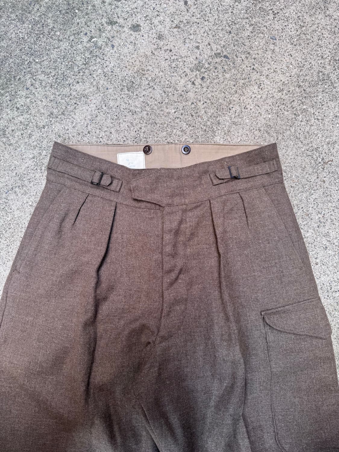 50s 100% Wool Battle Dress Pants NZ Made 상품이미지2