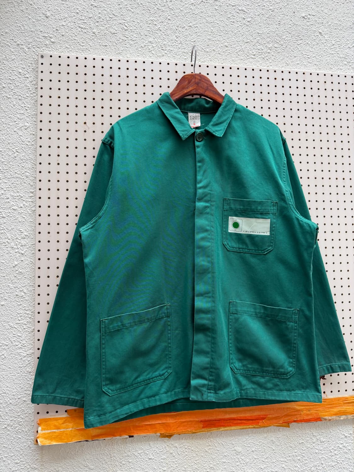 80s SIGGI ITALIAN GREEN EURO 그린 프렌치워크자켓 상품이미지3