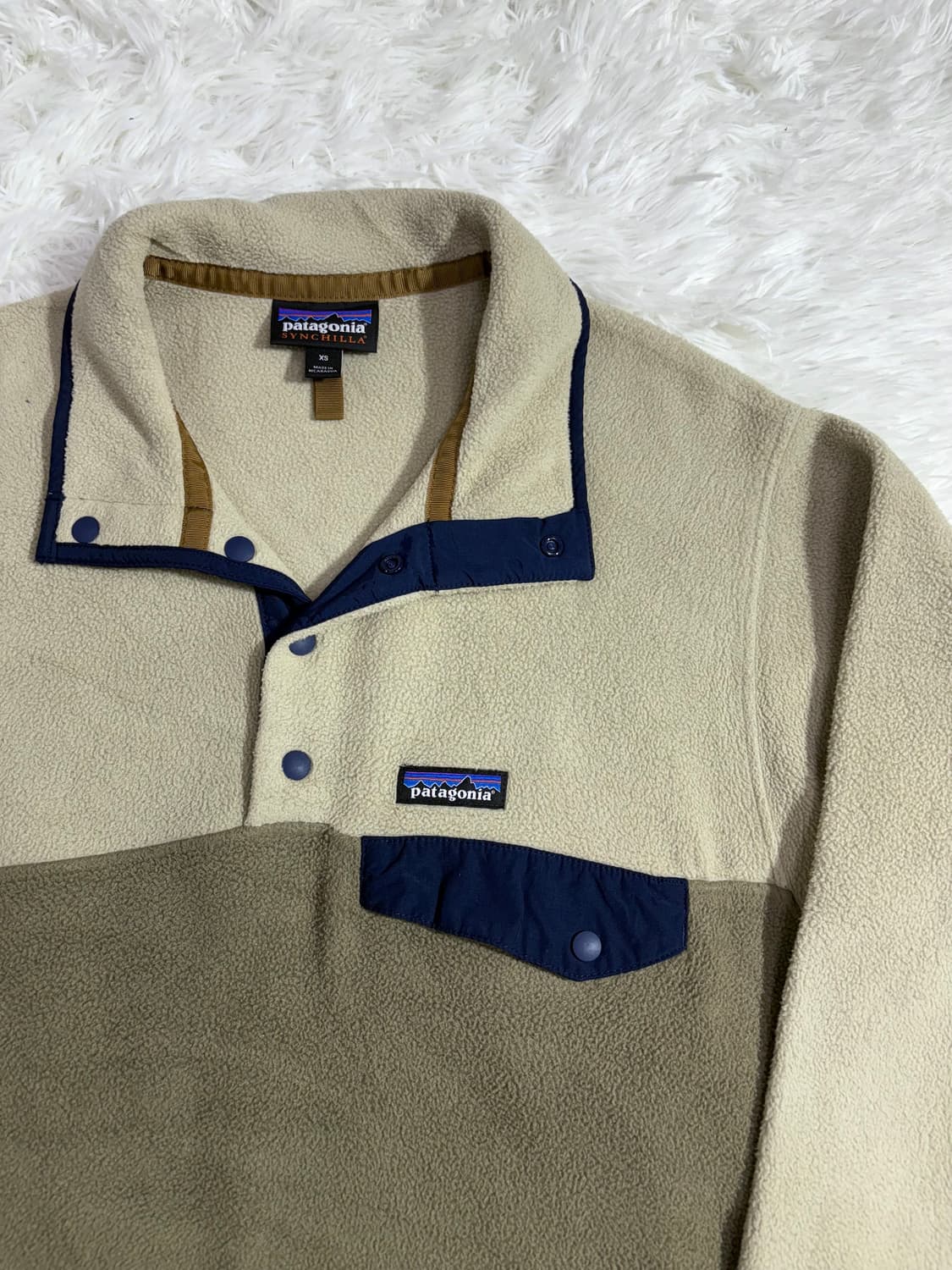 파타고니아 신칠라 버튼 플리스 반집업  상품이미지6