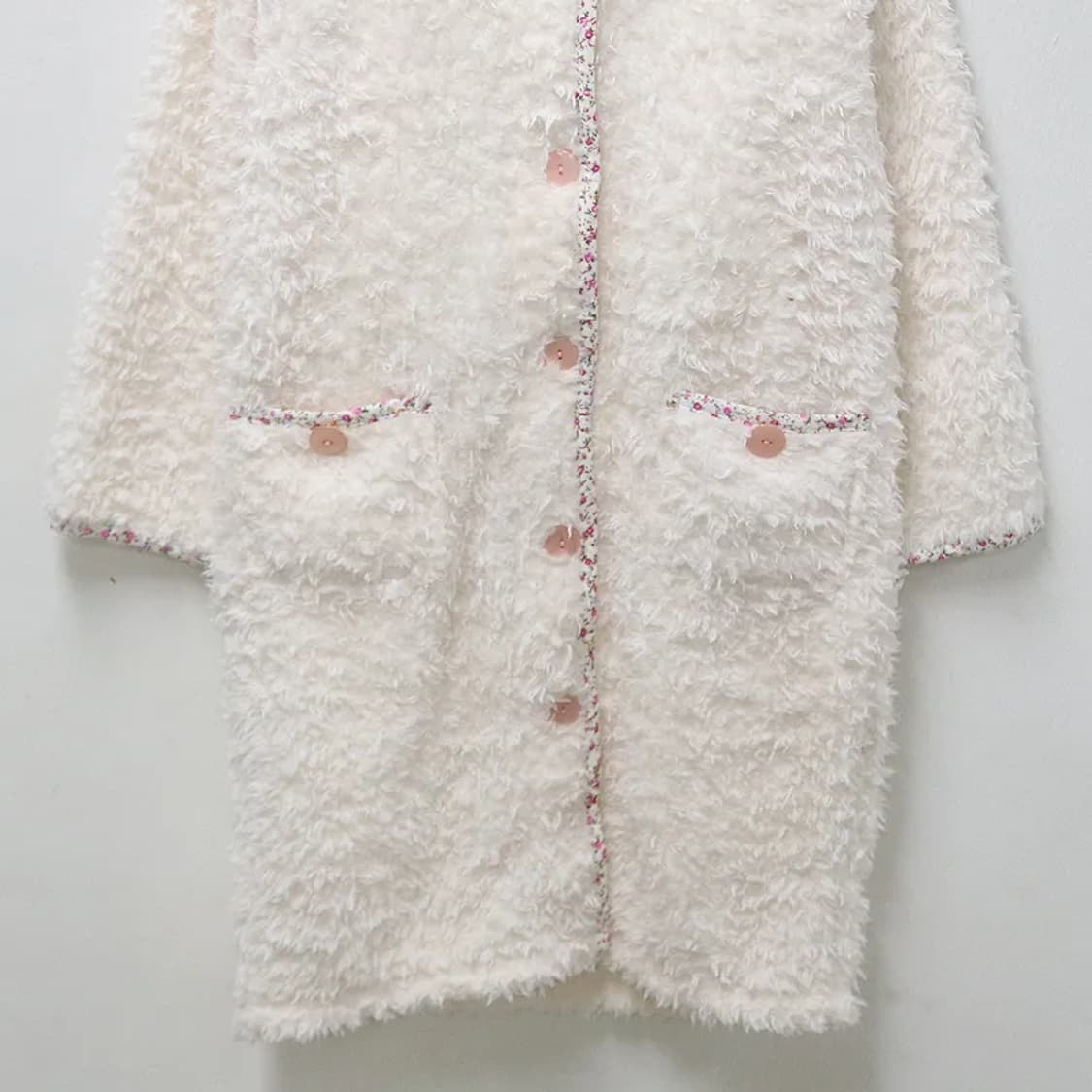 [미사용품]LURALURU 뽀글이 롱 셔츠원피스 62170 상품이미지4