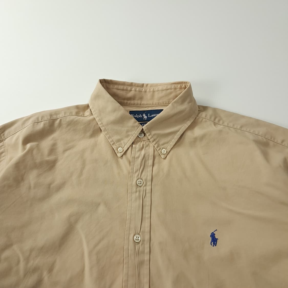 CK157 XL 폴로 00s 코튼 트윌 샌드베이지 셔츠 남방 상품이미지2