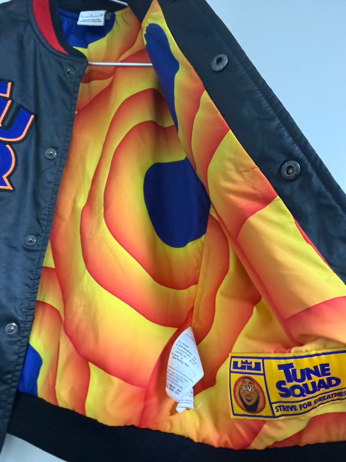 나이키x스페이스 잼 새로운 시대 바시티 자켓 툰 스쿼드 S(65) 상품이미지5