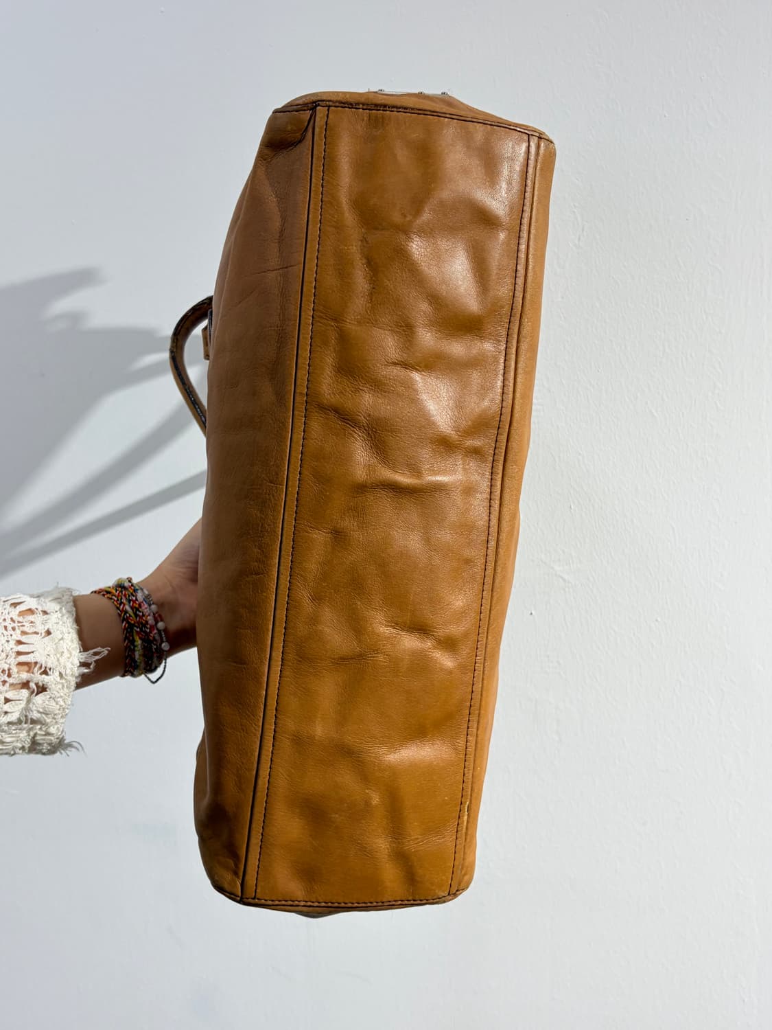 프라다 레더 가죽 숄더백 가방 상품이미지8