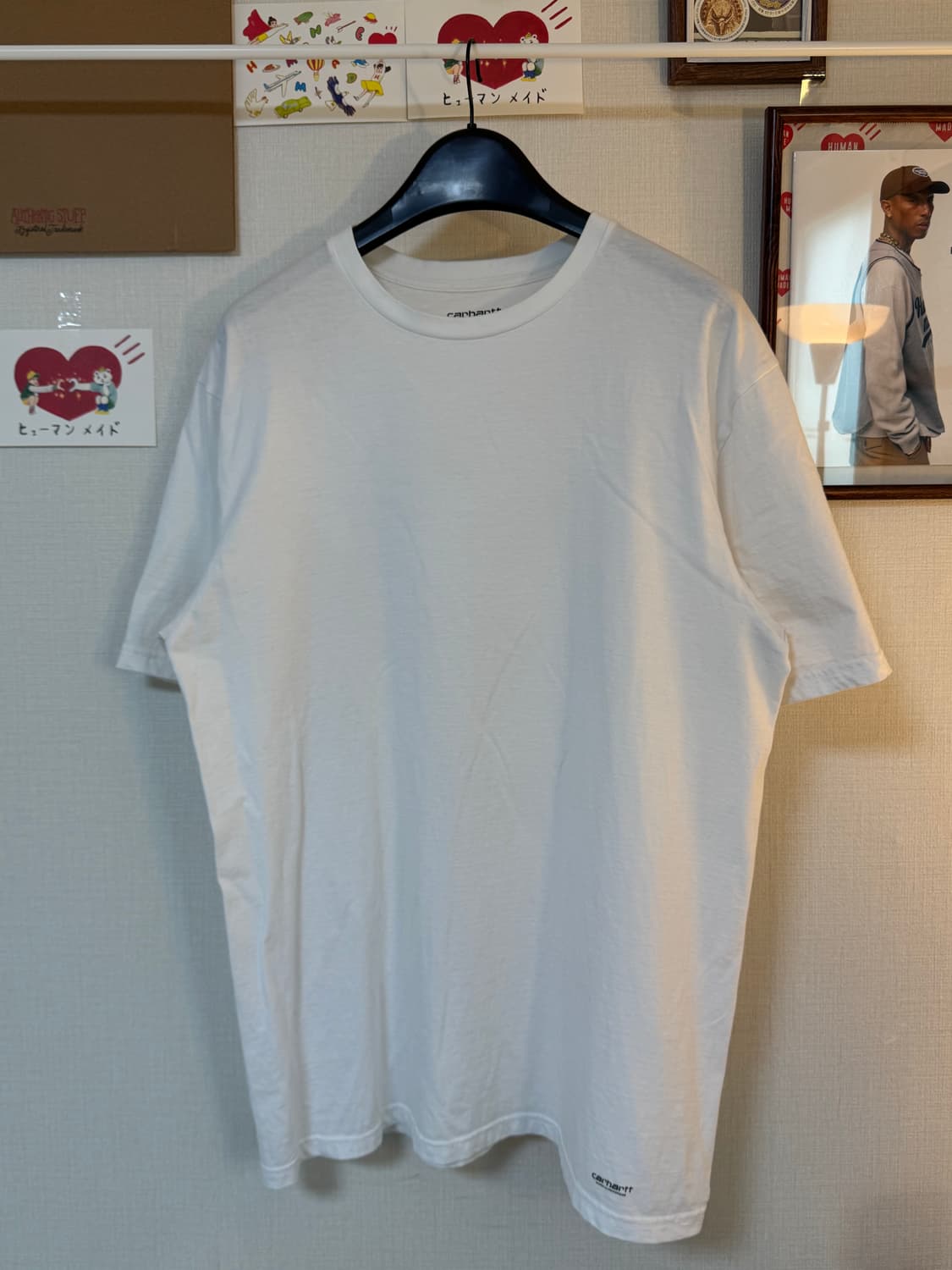 (XL)칼하트 스탠다드 크루넥 반팔티 화이트 상품이미지1